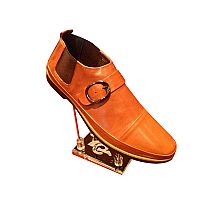 Leather Shoes - 252B3--TAN