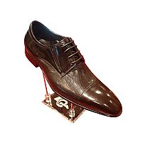 Leather Shoes - 900-4--BLACK