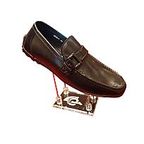 Leather Shoes - 8206-1---BLACK