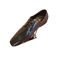 Leather Shoes - 612502-BLACK