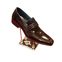 Leather Shoes - AH1073-2--BLACK