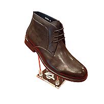 Leather Shoes - HONOUR--BLACK