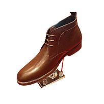 Leather Shoes - HONOUR--BROWN