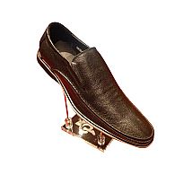 Leather Shoes - KV688-3--BLACK